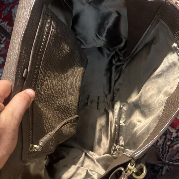 Authentic 3.1 PHILLIP LIM Textured Calfskin Medium Pashli Satchel in Taupe. - Picture 10 of 13